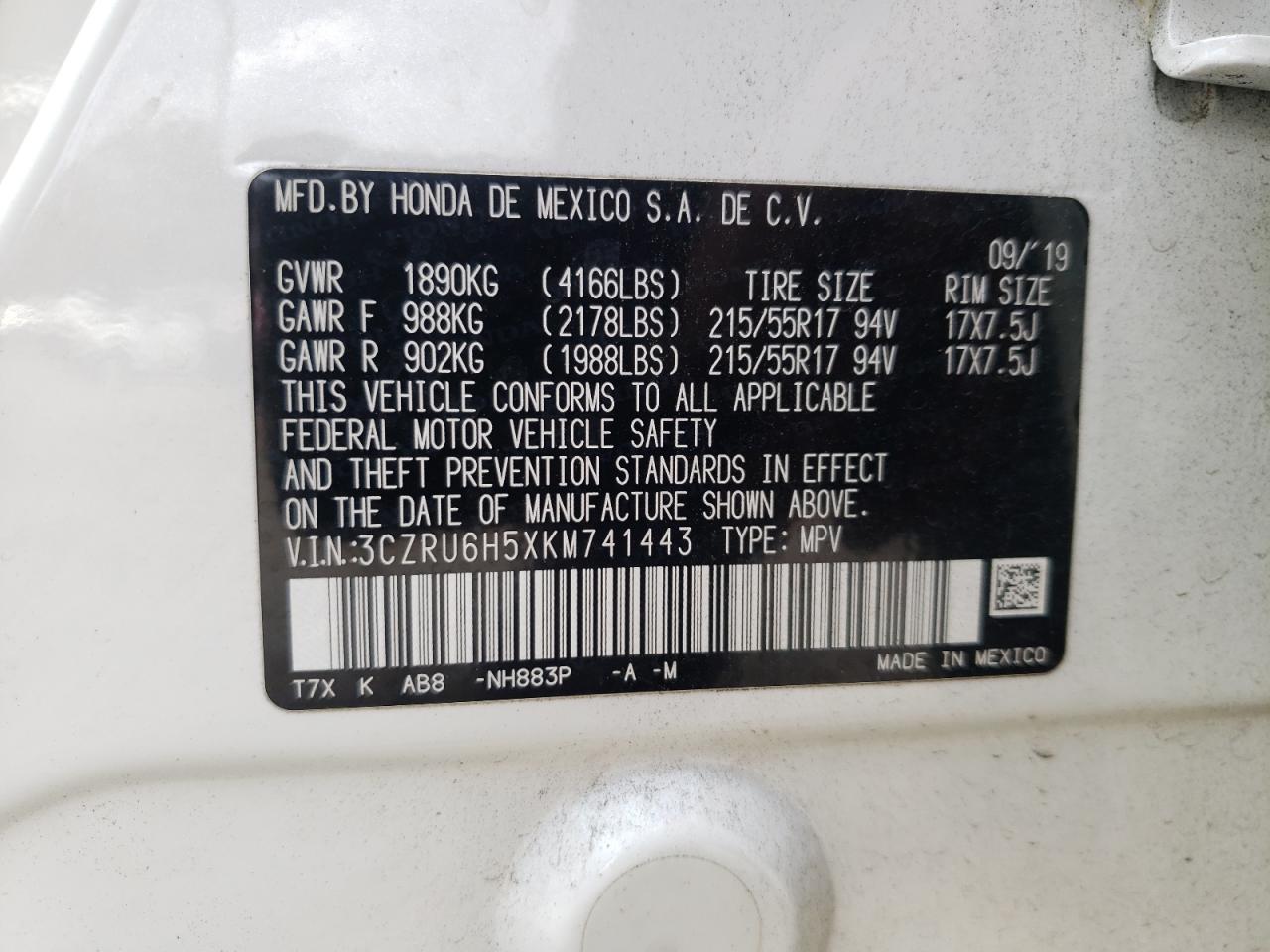 2019 Honda HR-V - Image 13