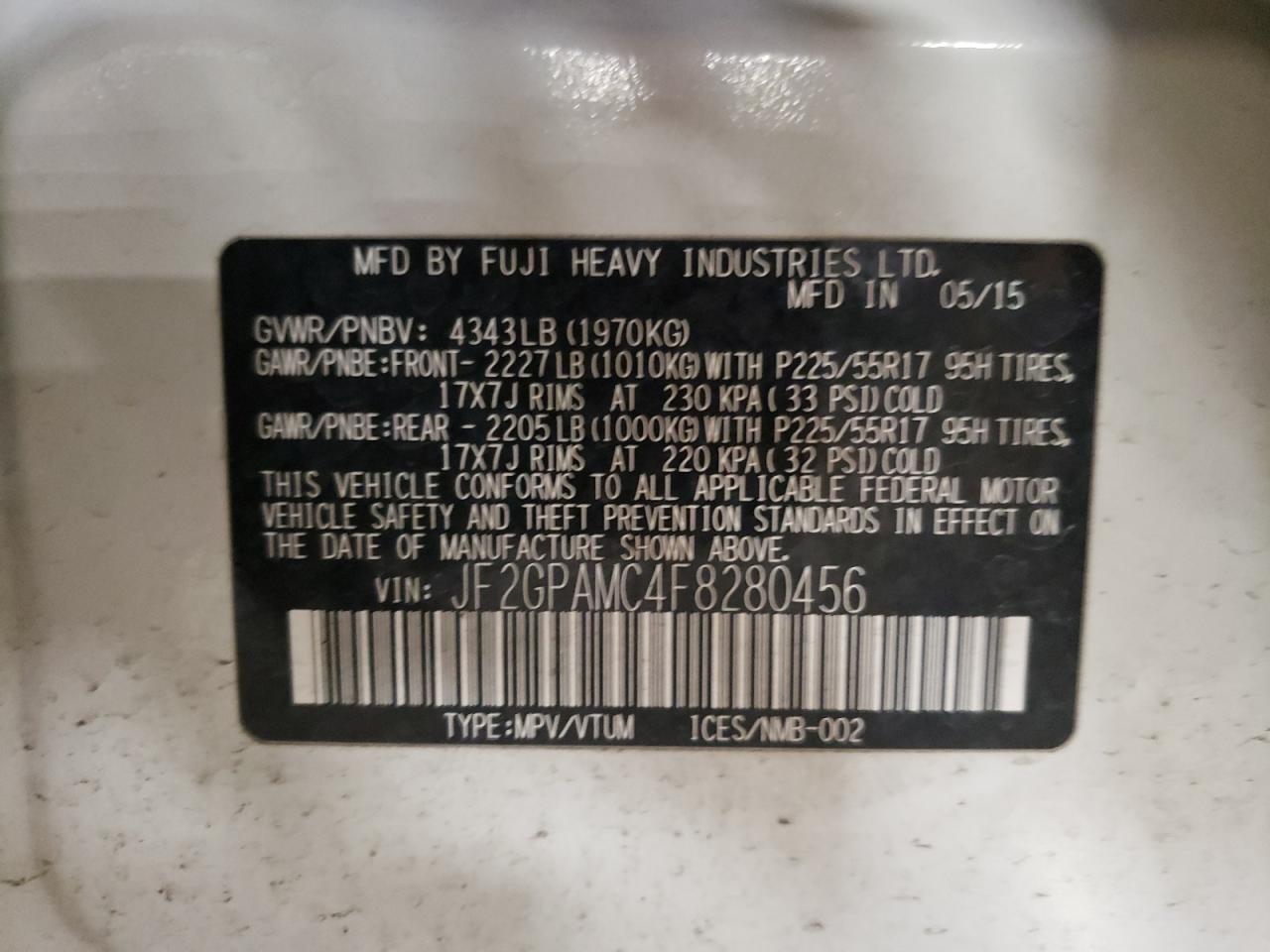 2015 Subaru XV - Image 13