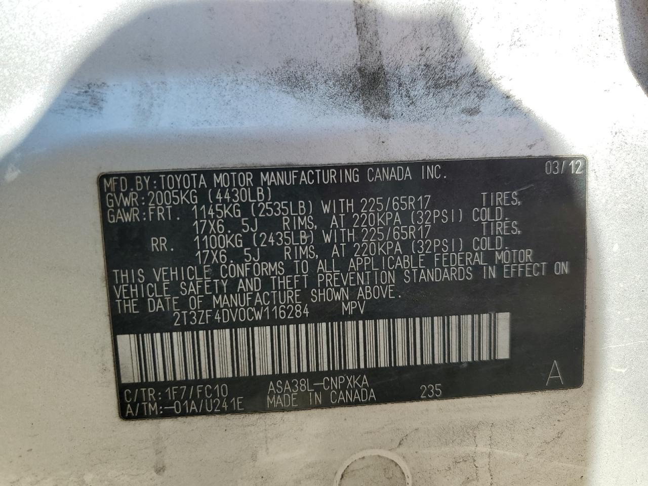 2012 Toyota RAV 4 - Image 13