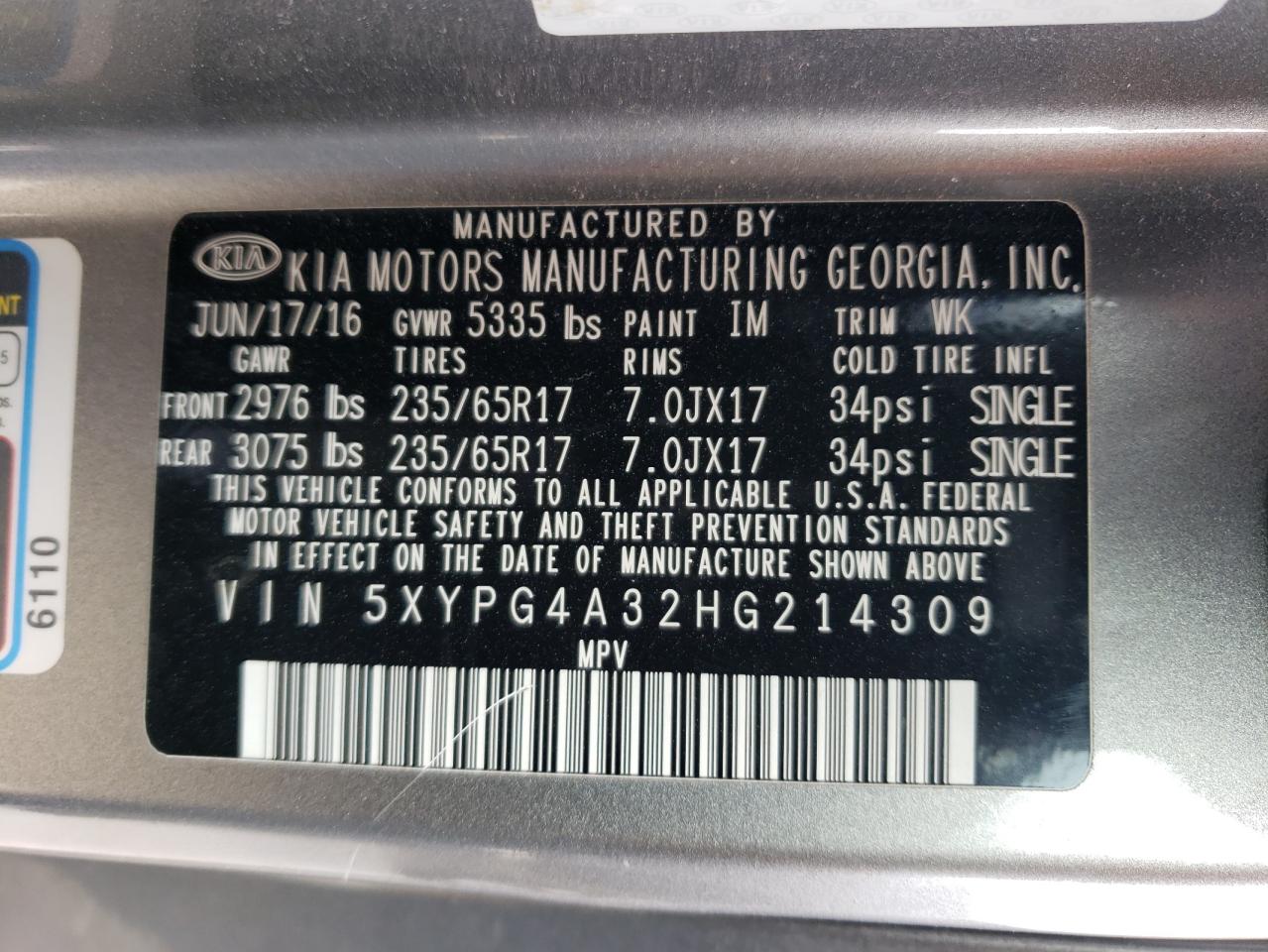 2017 Kia Sorento - Image 12