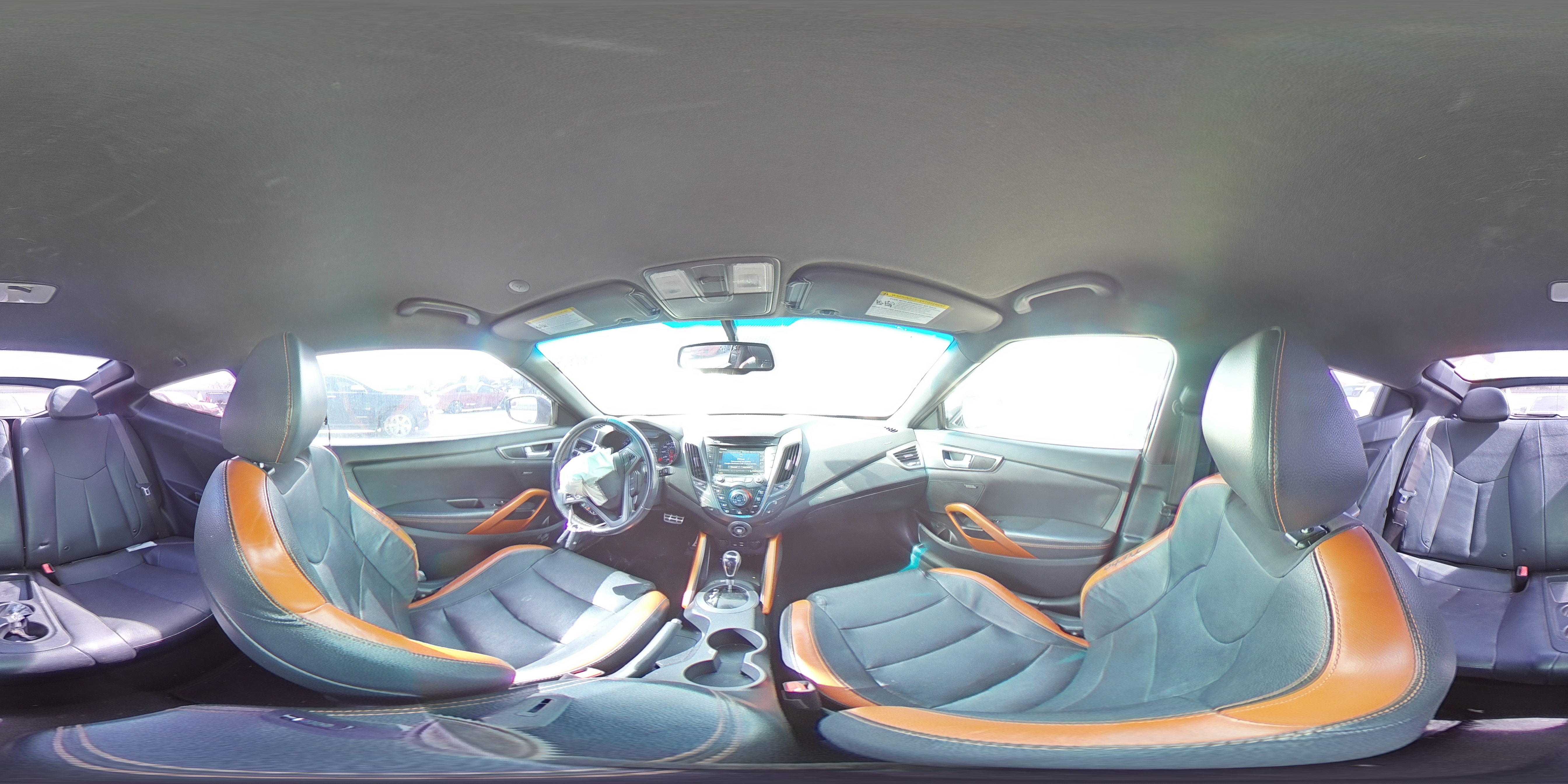 2016 Hyundai Veloster Turbo VIN: KMHTC6AE6GU279325 Lot: 48950525