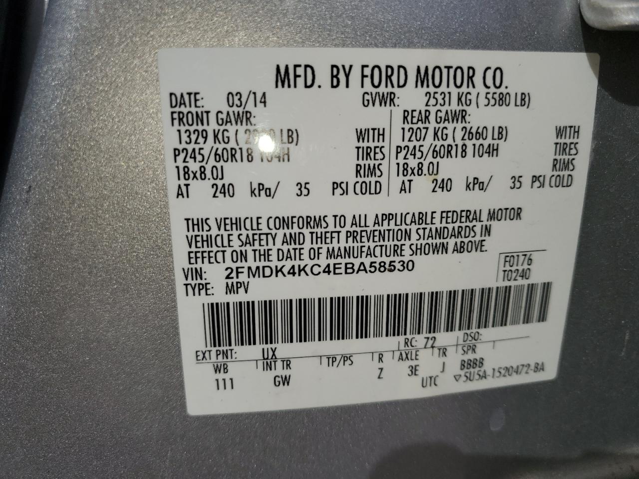 2014 Ford Edge - Image 15