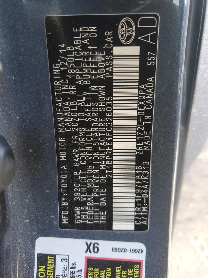 2015 Toyota Corolla - Image 12