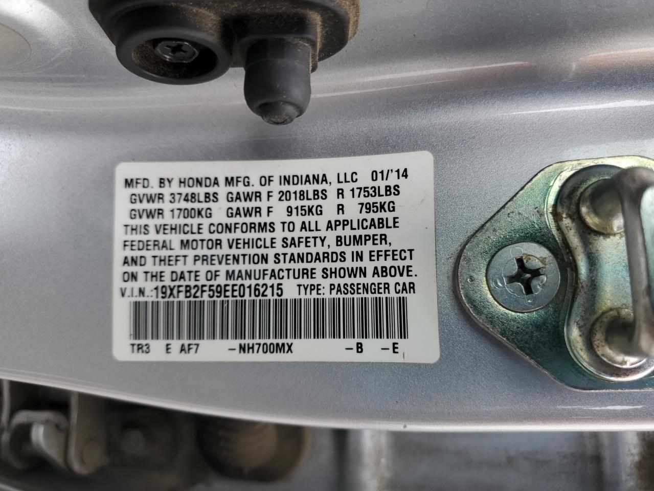 2014 Honda Civic - Image 12
