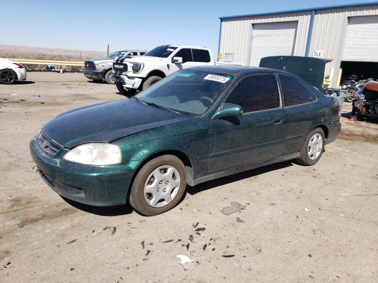 2000 Honda Civic Ex na sprzedaż w Albuquerque, NM - Rear End