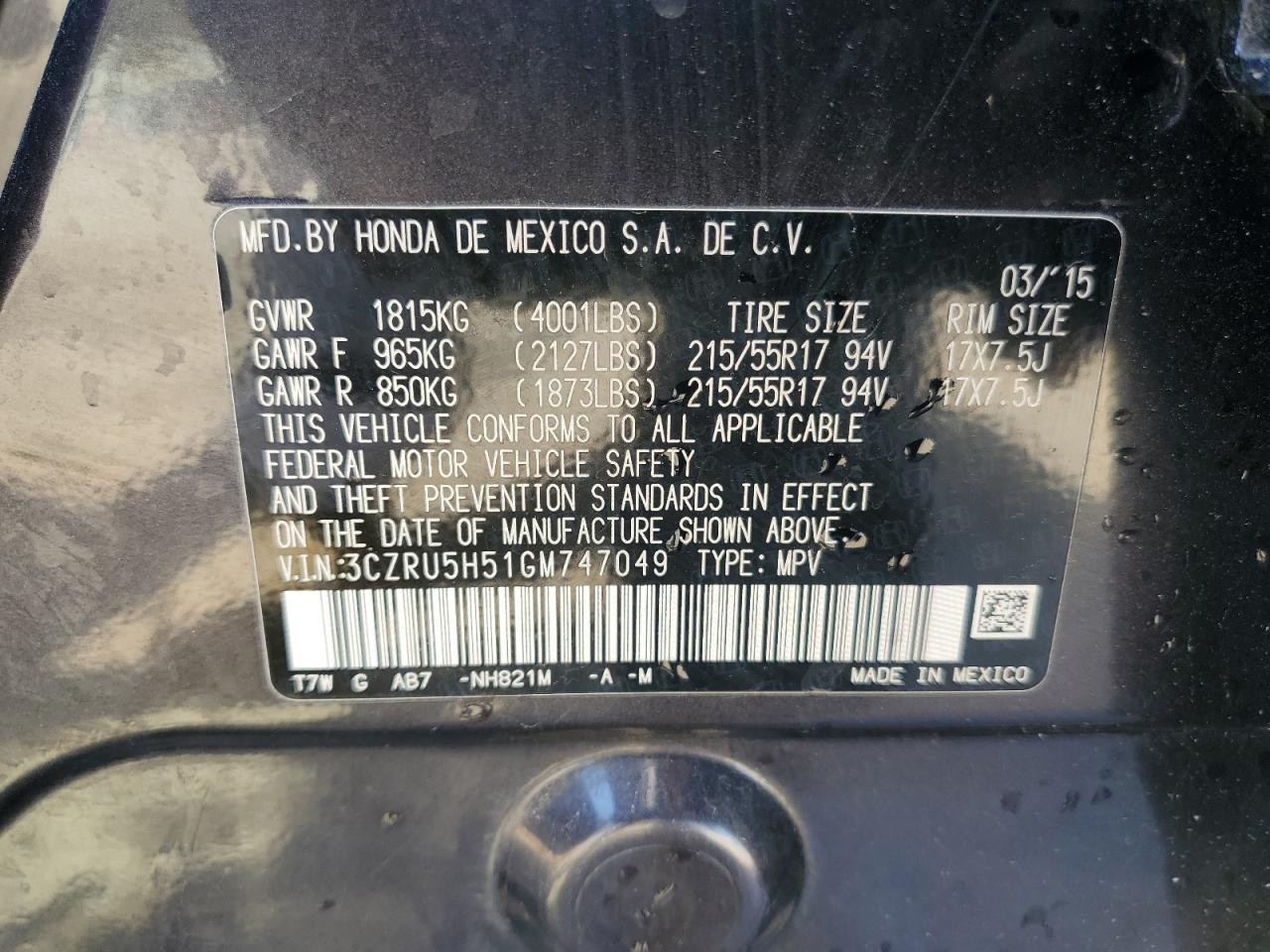 2016 Honda HR-V - Image 13
