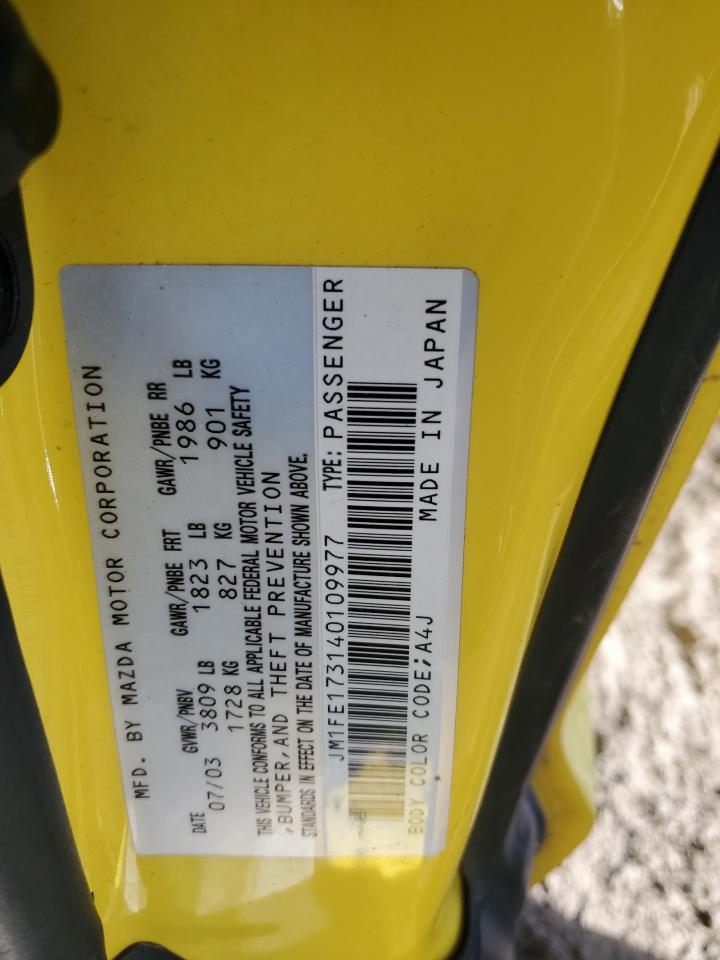 2004 Mazda Rx8 VIN: JM1FE173140109977 Lot: 48689145