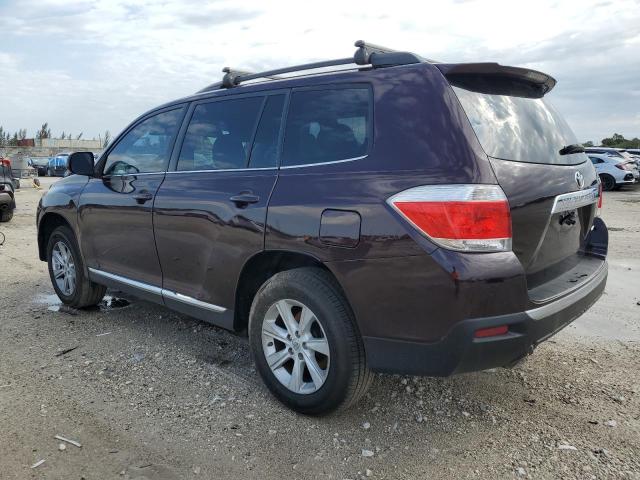  TOYOTA HIGHLANDER 2013 Burgundy