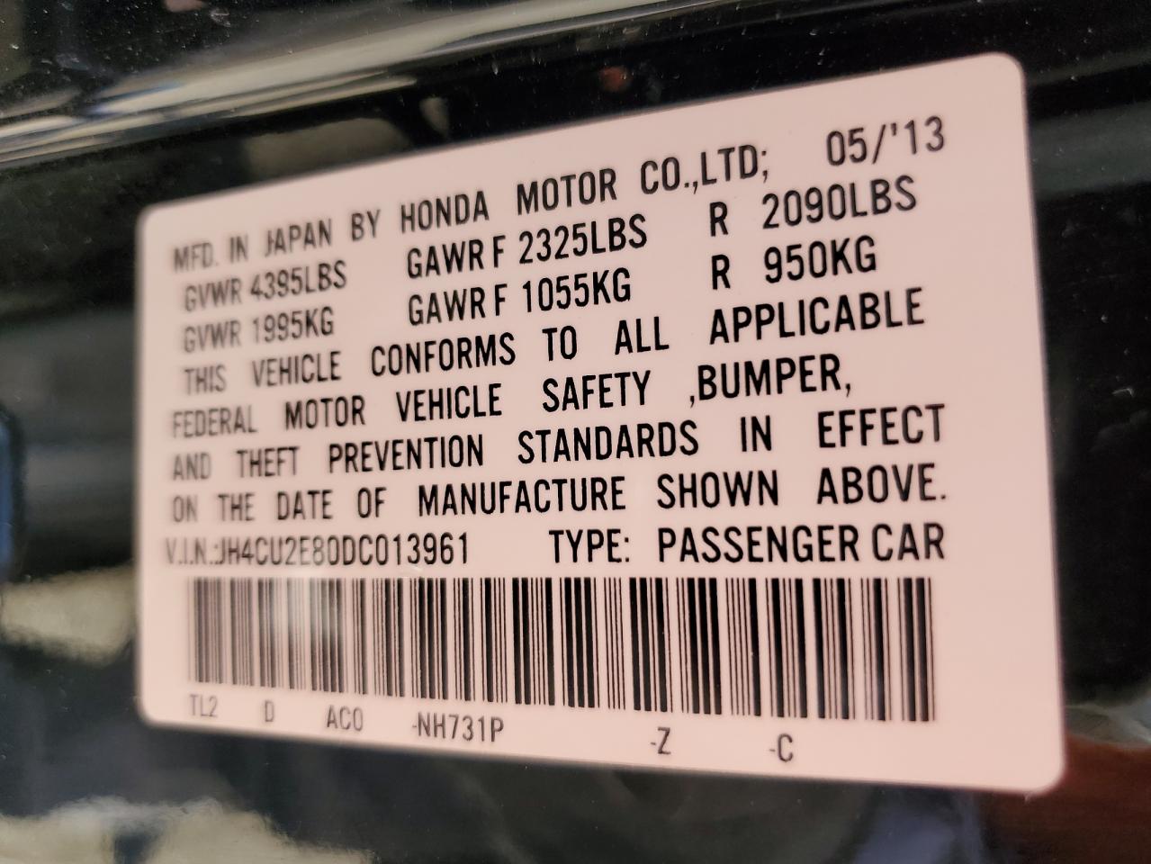 2013 Acura TSX - Image 12