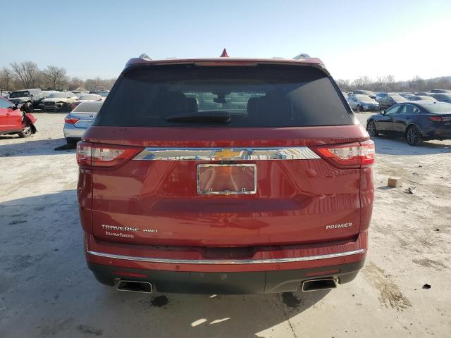  CHEVROLET TRAVERSE 2020 Czerwony