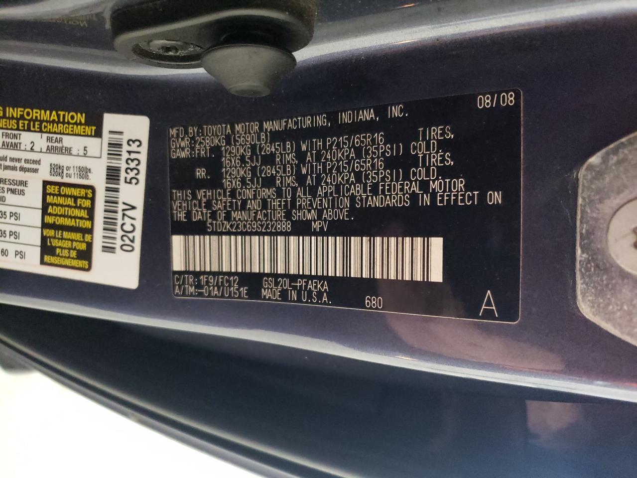 2009 Toyota Sienna - Image 14