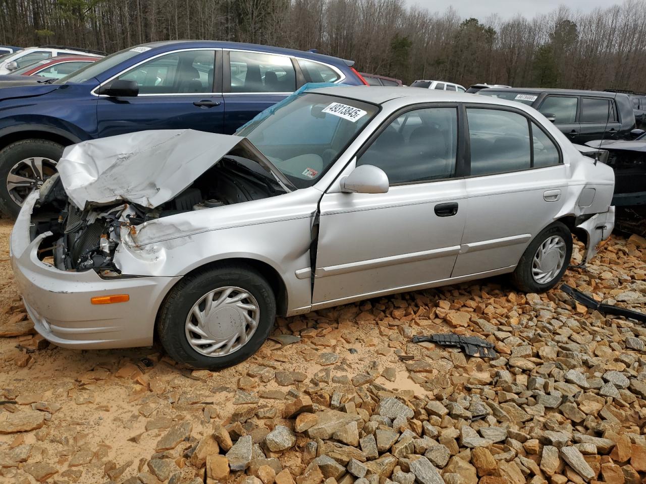2003 Hyundai Accent Gl للبيع في Chatham، VA - Front End