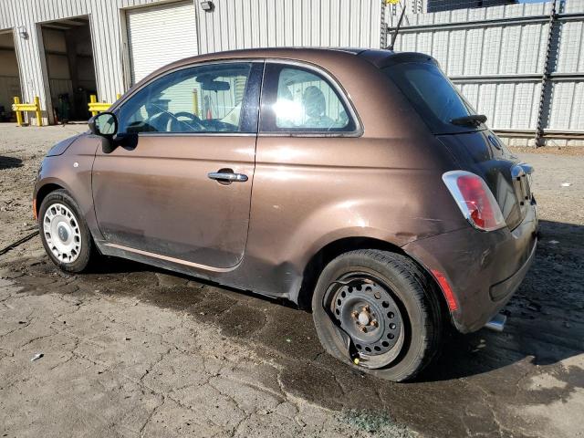  FIAT 500 2015 Brown
