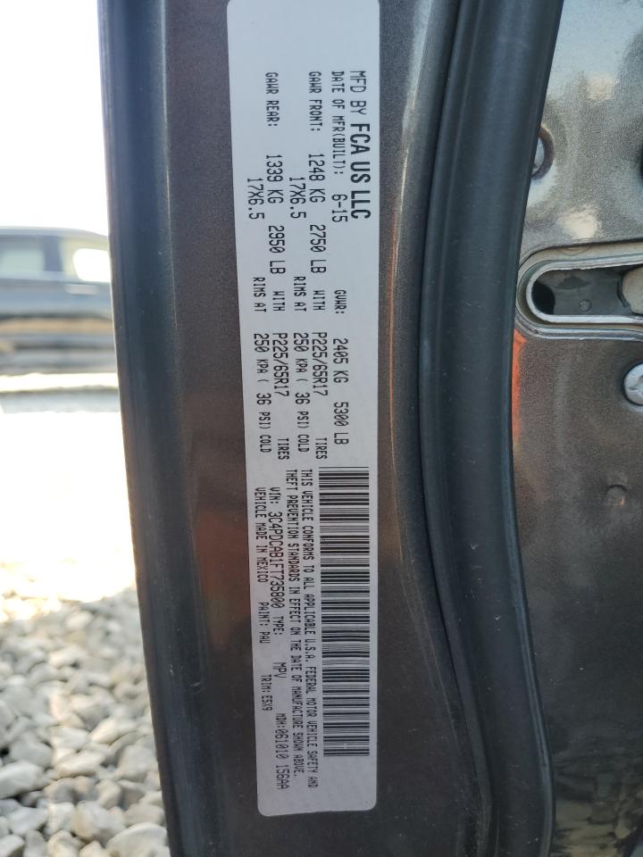 2015 Dodge Journey Se VIN: 3C4PDCAB1FT735800 Lot: 47450505