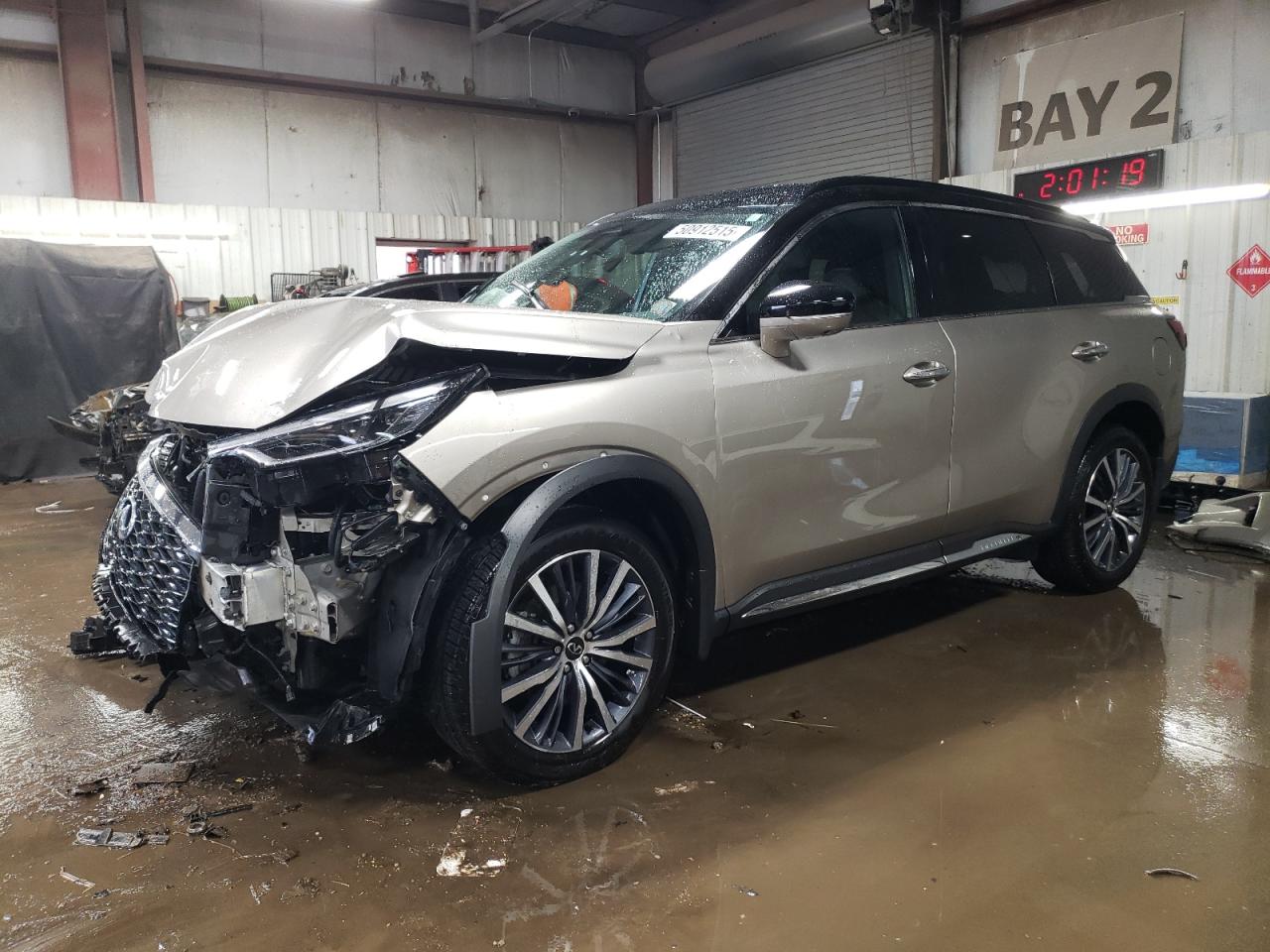 2022 Infiniti Qx60 Autograph იყიდება Elgin-ში, IL - Front End
