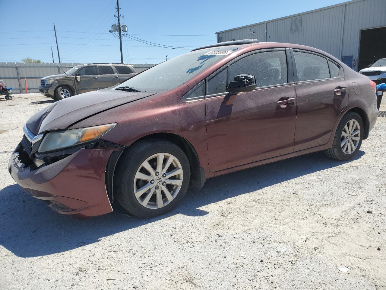 2012 Honda Civic Ex იყიდება Jacksonville-ში, FL - Front End