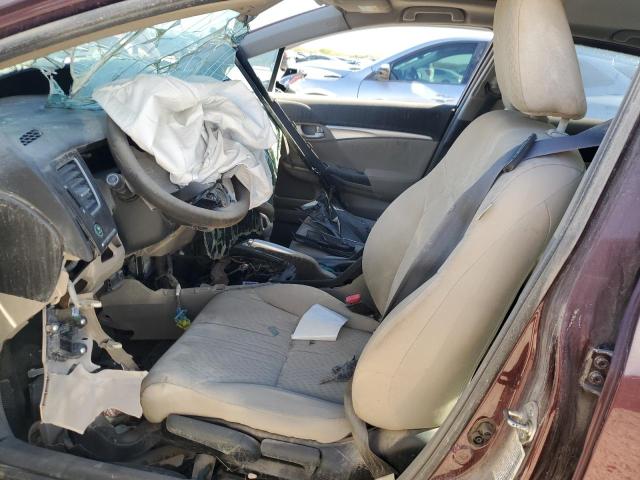 Седаны HONDA CIVIC 2015 Бургунди