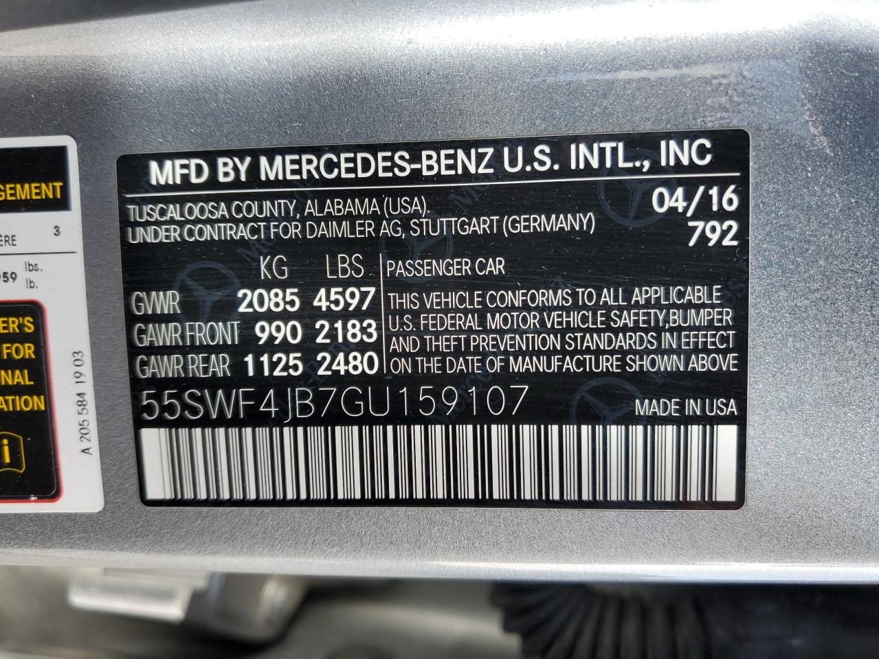 2016 Mercedes-Benz C-klasse - Image 14