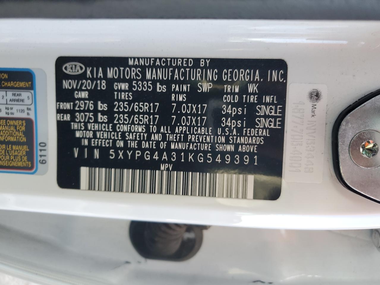 2019 Kia Sorento - Image 13