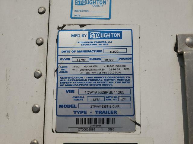 2023 STOUGHTON DRY VAN TRAILER