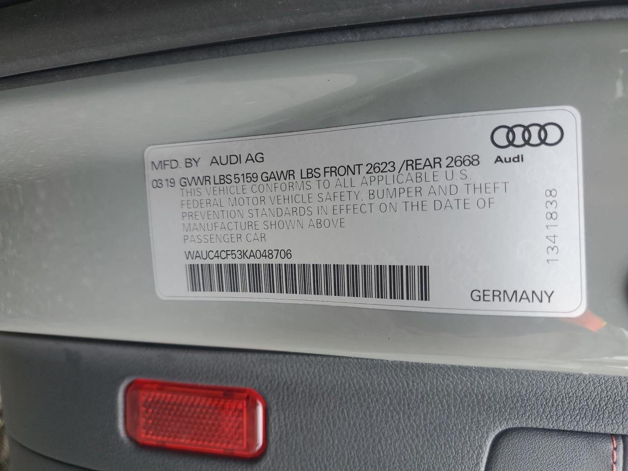 2019 Audi RS5 - Image 14