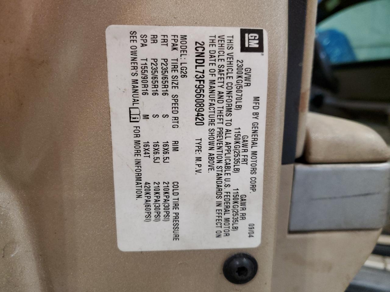 2005 Chevrolet Equinox - Image 13
