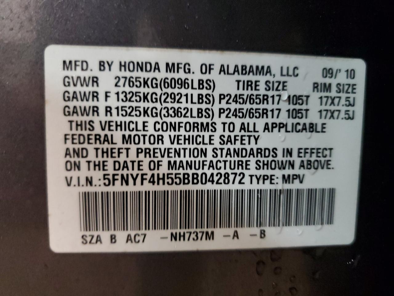 2011 Honda Pilot - Image 15