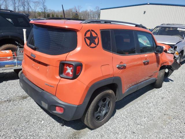  JEEP RENEGADE 2015 Pomarańczowy