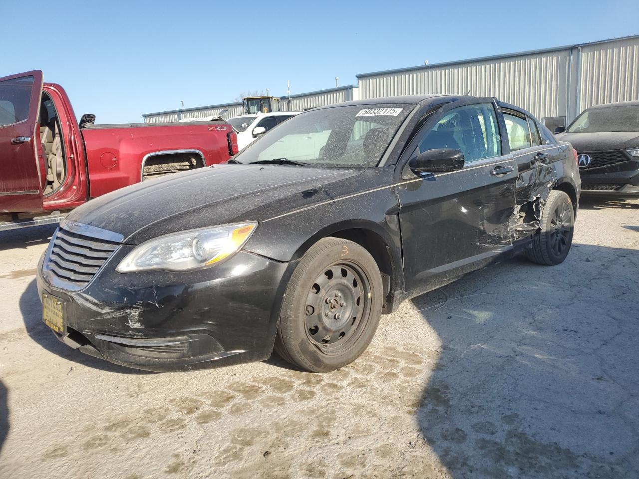 2014 Chrysler 200 Lx black null gas 1C3CCBAB5EN167775 photo #1