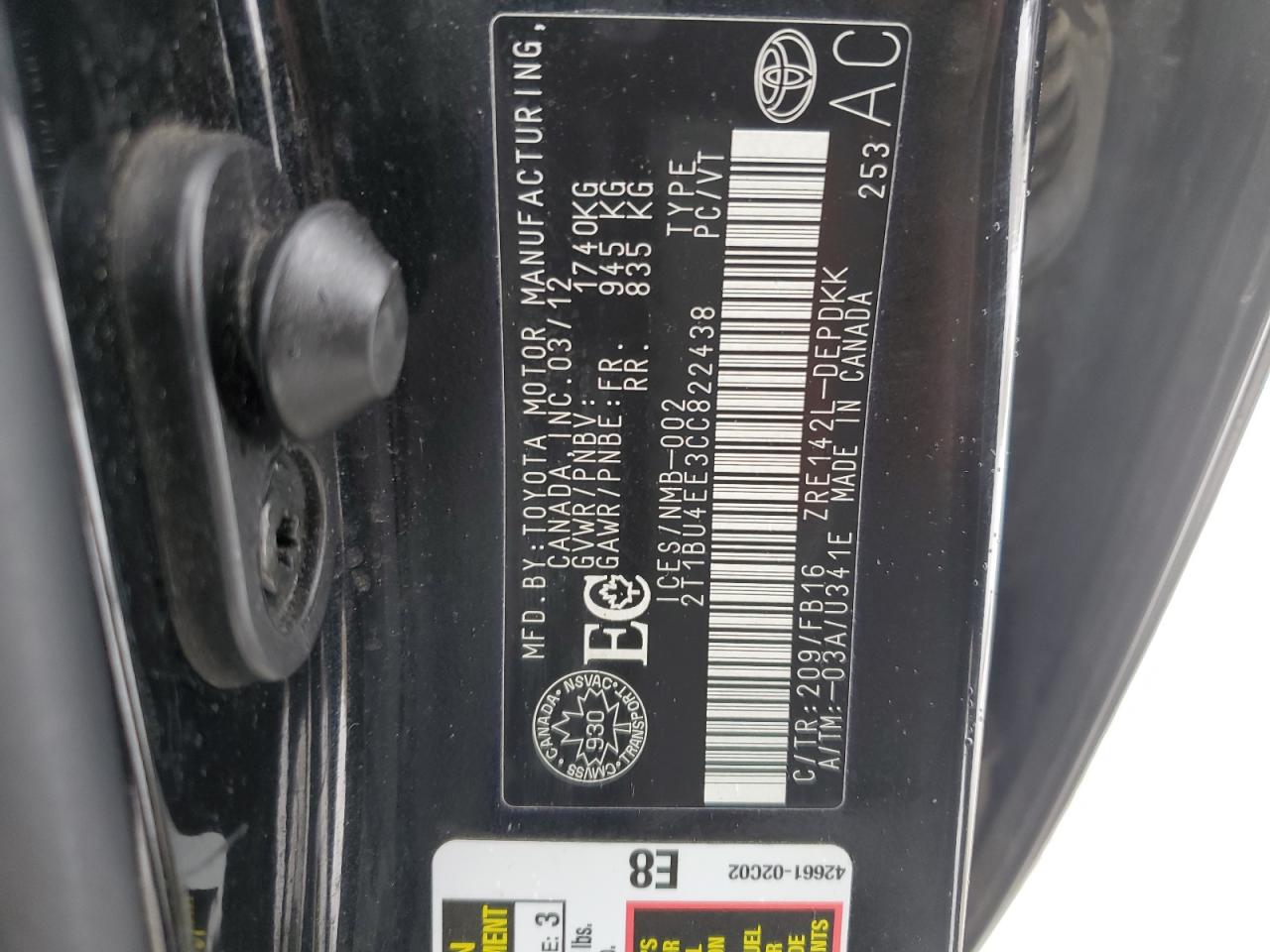 2012 Toyota Corolla - Image 12