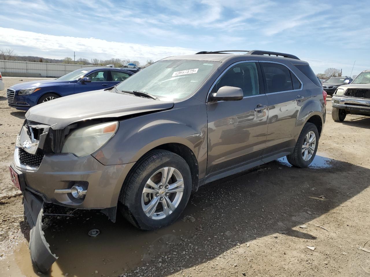 2012 Chevrolet Equinox Lt en Venta en Kansas City, KS - Front End