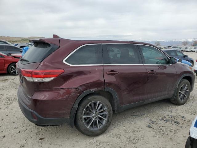  TOYOTA HIGHLANDER 2019 Бургунди