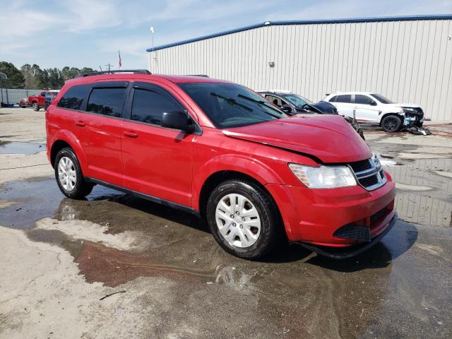 DODGE JOURNEY 2017 Czerwony