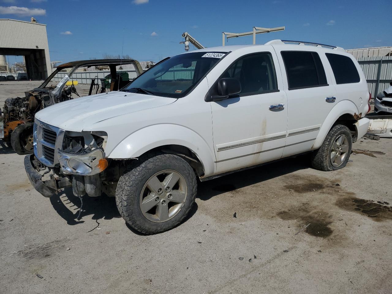 2008 Dodge Durango Limited იყიდება Kansas City-ში, KS - Damage History