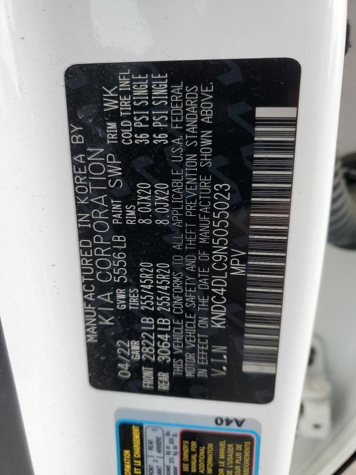 2022 Kia Ev6 Gt Line VIN: KNDC4DLC9N5055023 Lot: 47445295