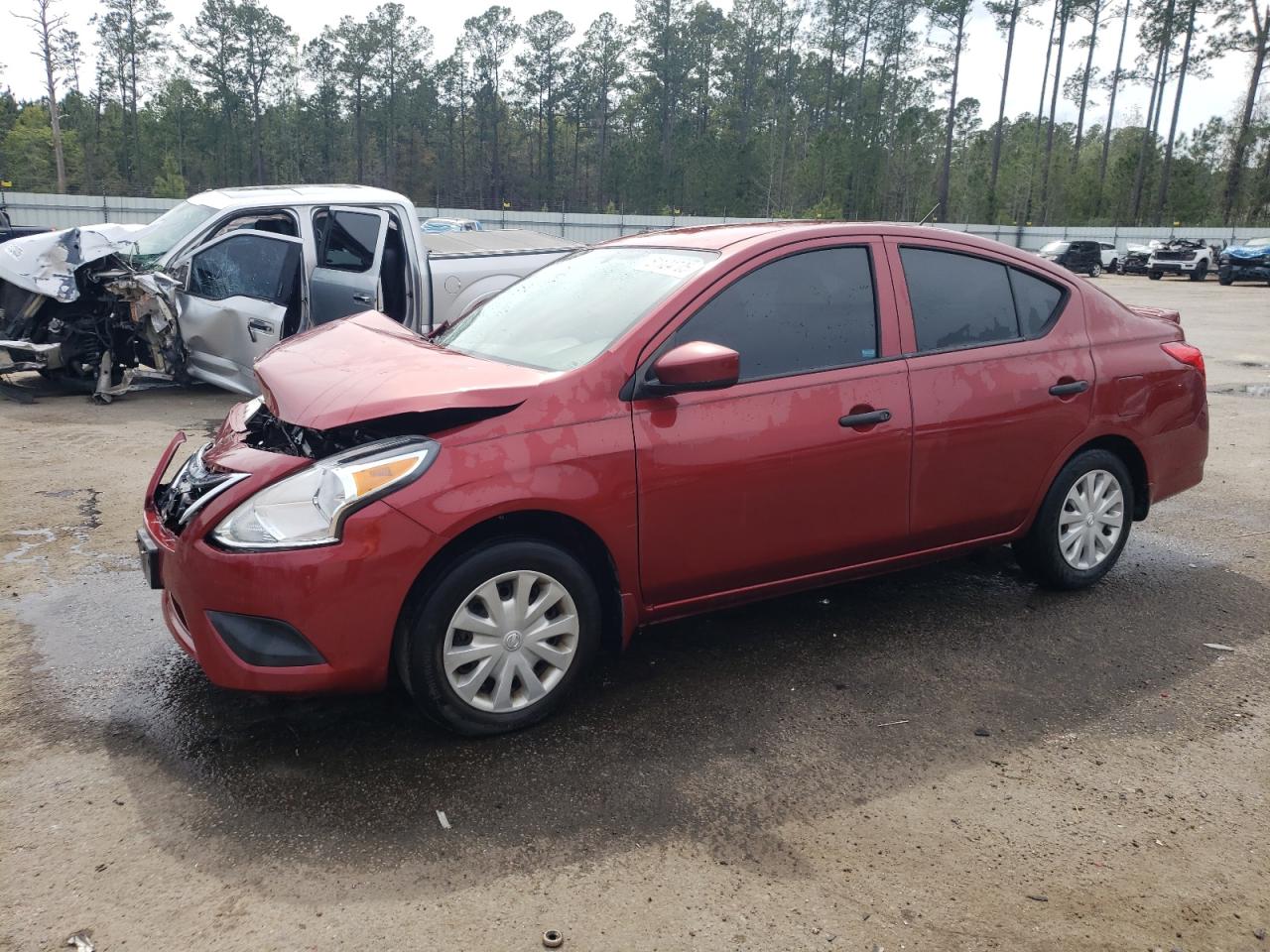 2019 Nissan Versa S de vânzare în Harleyville, SC - Front End