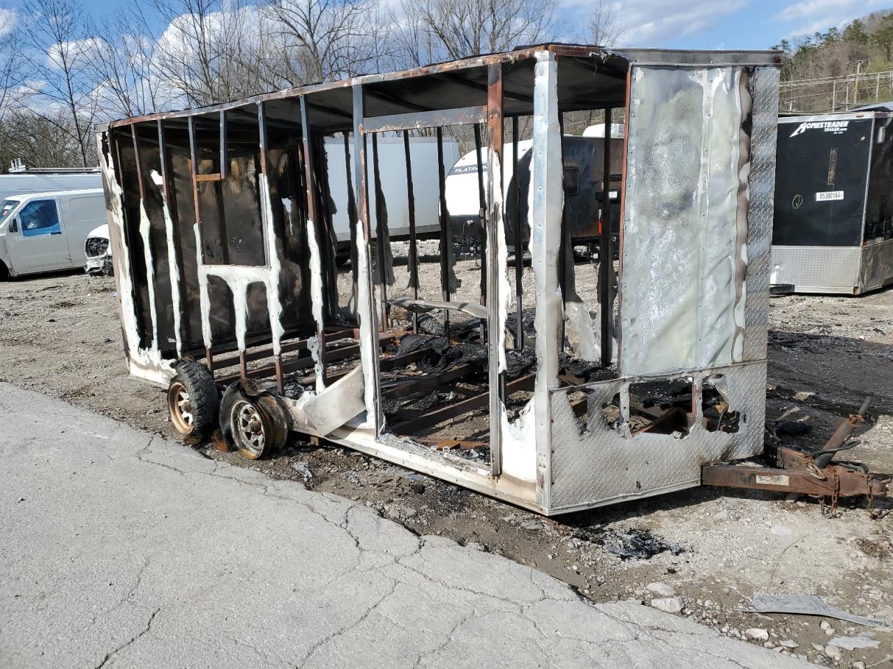 2015 Diamond Enclosed Cargo Trailer for Sale in Hurricane, WV - Burn