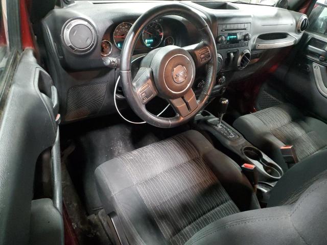 JEEP WRANGLER 2012 Red