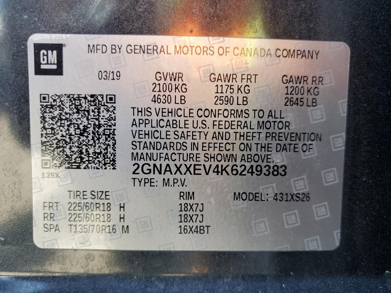 2019 Chevrolet Equinox - Image 14
