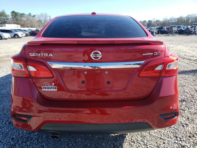  NISSAN SENTRA 2017 Czerwony