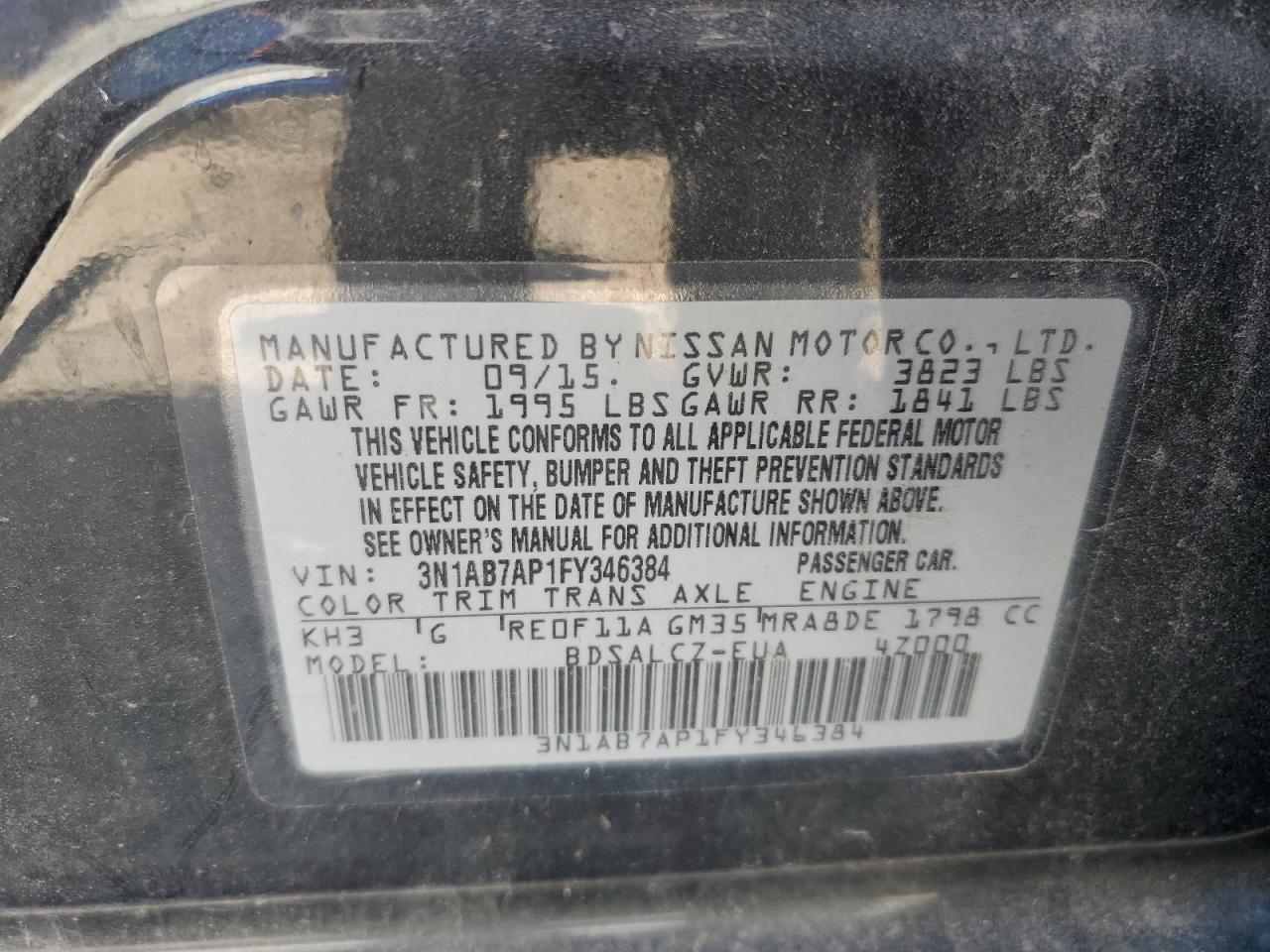 2015 Nissan Sentra - Image 12