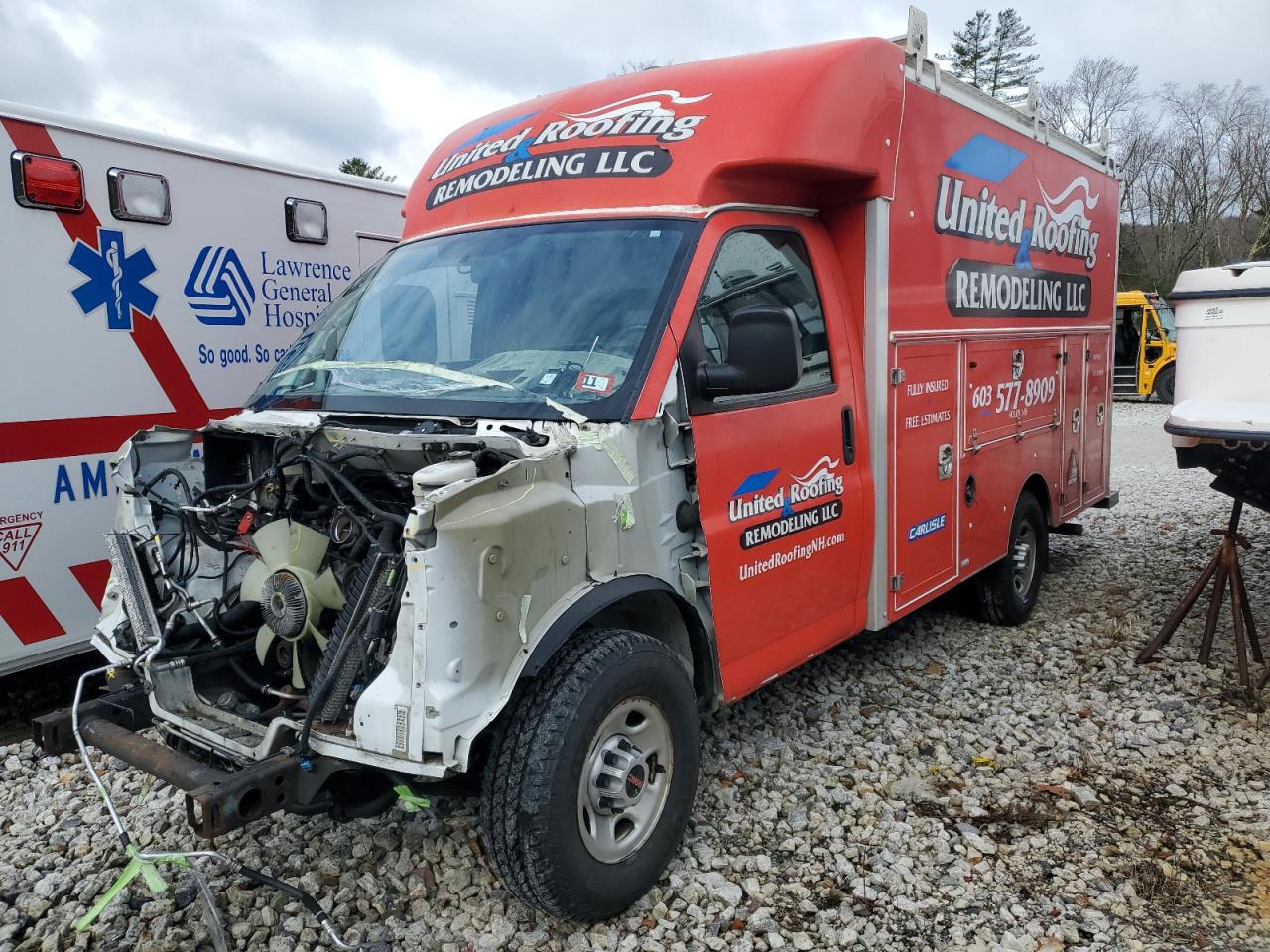2021 Gmc Savana Cutaway G3500 for Sale in West Warren, MA - Front End