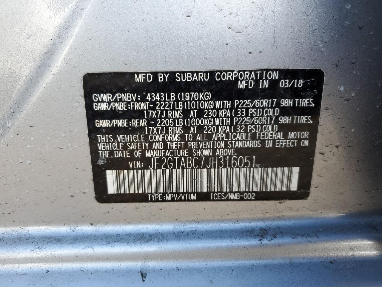 2018 Subaru XV - Image 15