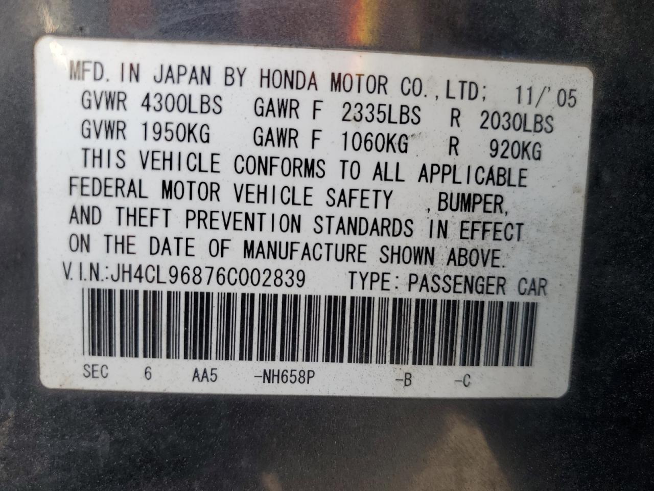 2006 Acura TSX - Image 13
