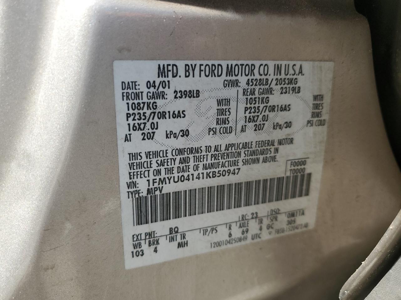 2001 Ford Escape - Image 15