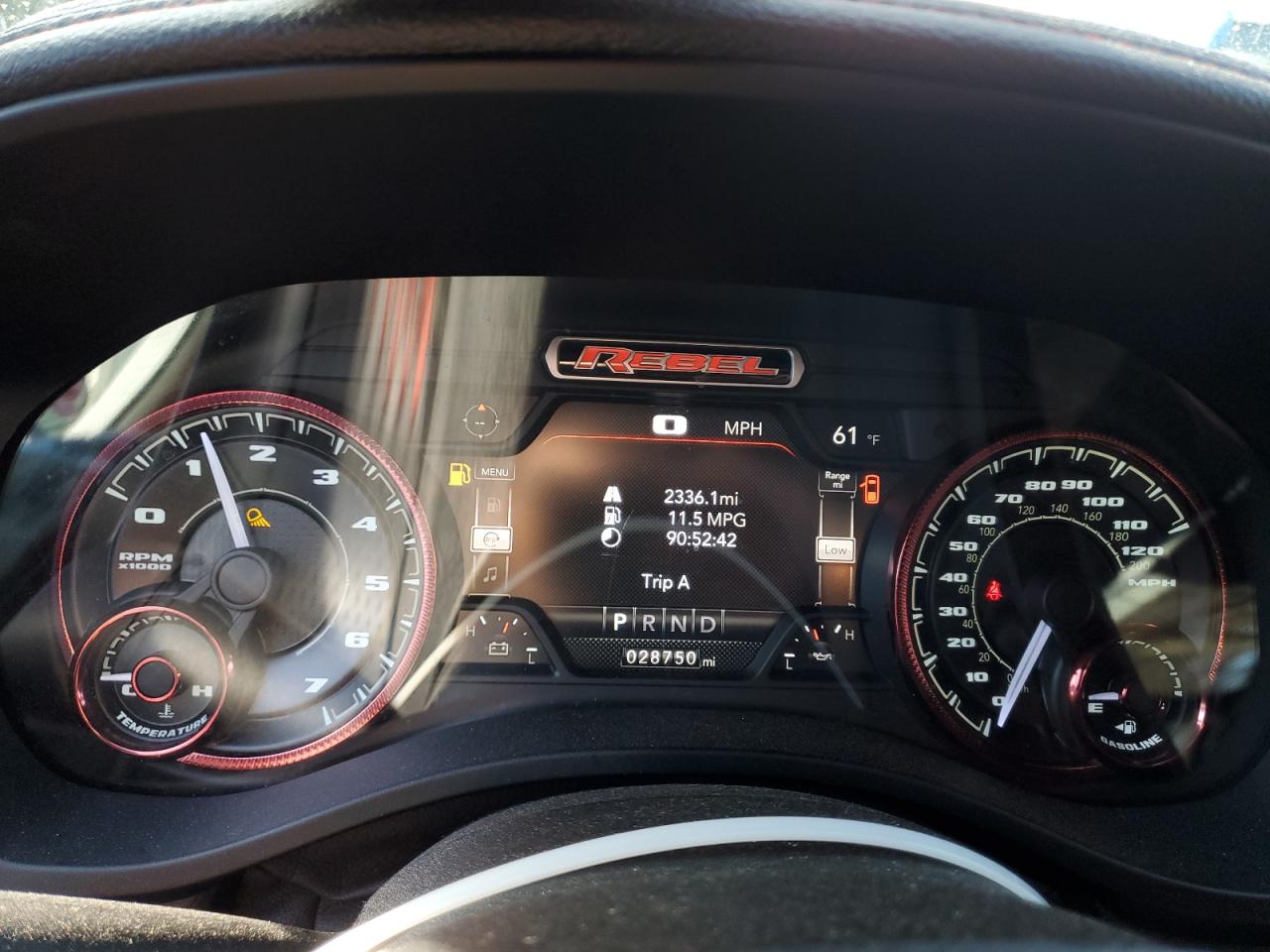 2019 Ram 1500 Rebel VIN: 1C6RRFLT7NN193027 Lot: 87216994