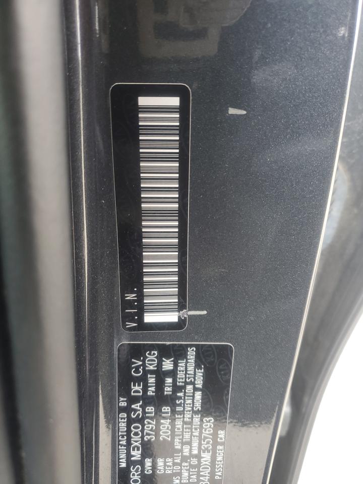 2021 Kia Forte Gt Line VIN: 3KPF34ADXME357693 Lot: 50200795