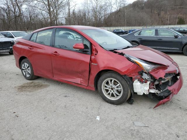  TOYOTA PRIUS 2016 Red