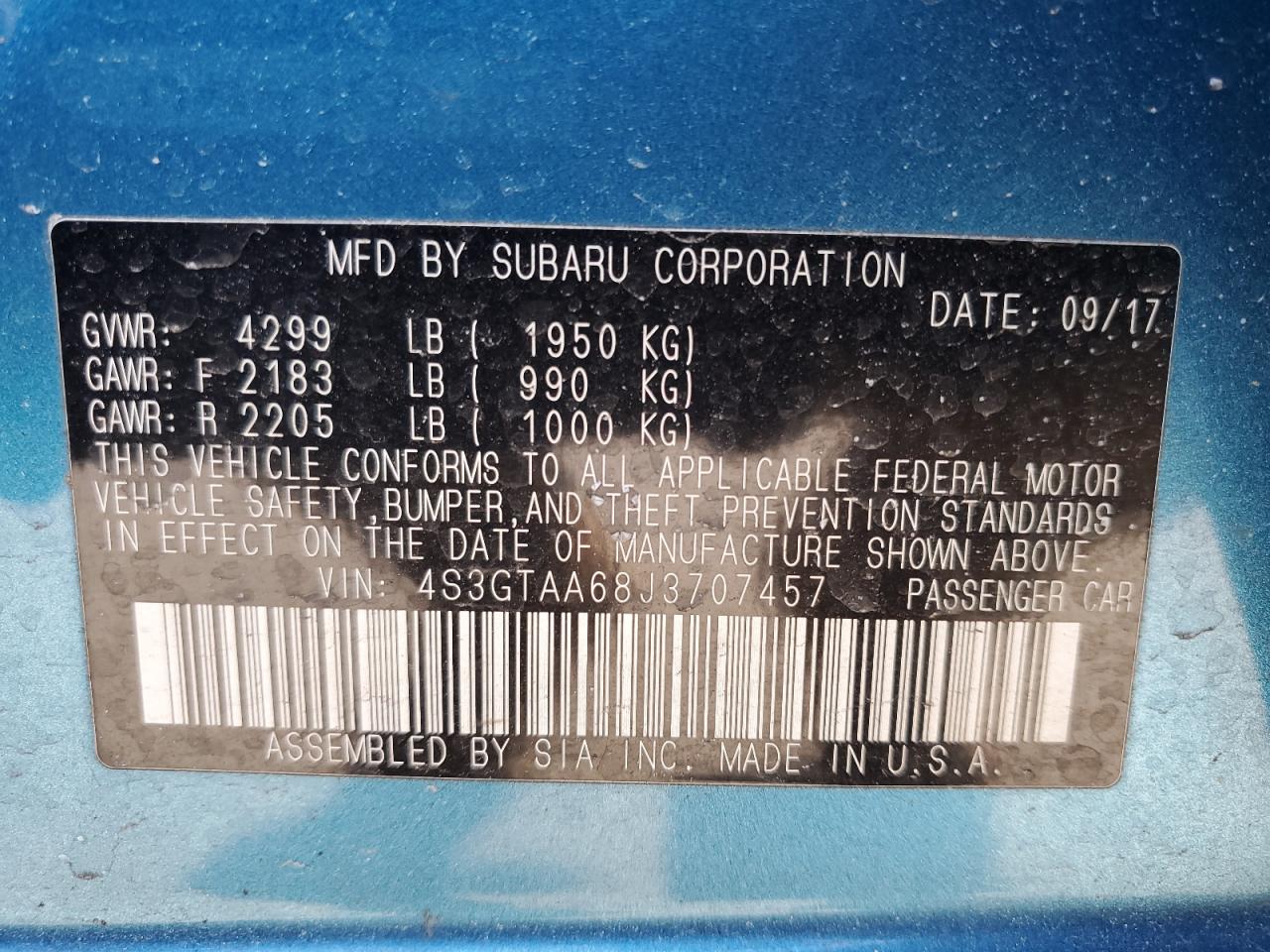 2018 Subaru Impreza - Image 12