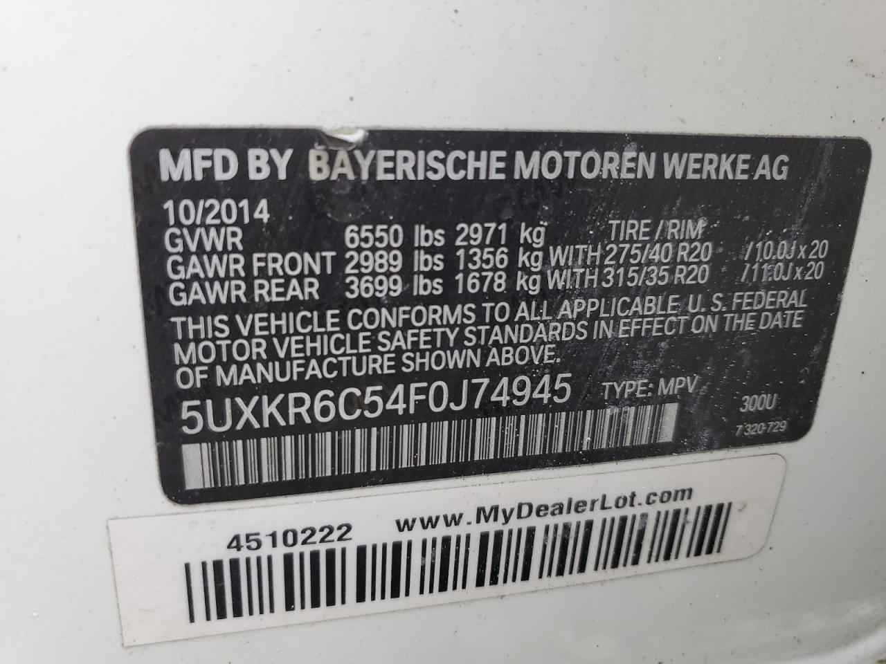 2015 BMW X5 - Image 13